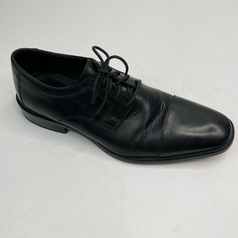 J. Murphy By Johnston & Murphy Men's 11M Black Leather Cap Toe Shoe‎ 59-11567